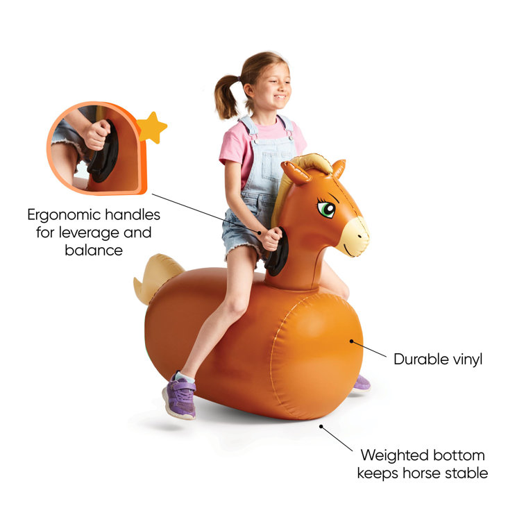 Inflatable ride cheap on horse